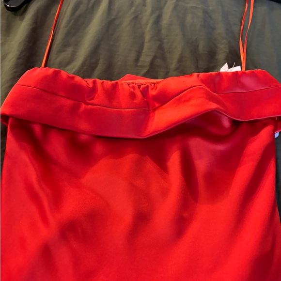 Red Strapless Gown - Picture 4 of 5